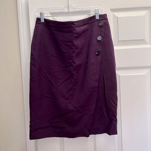 Ann Taylor Purple Pencil Skirt sz 12 NWT